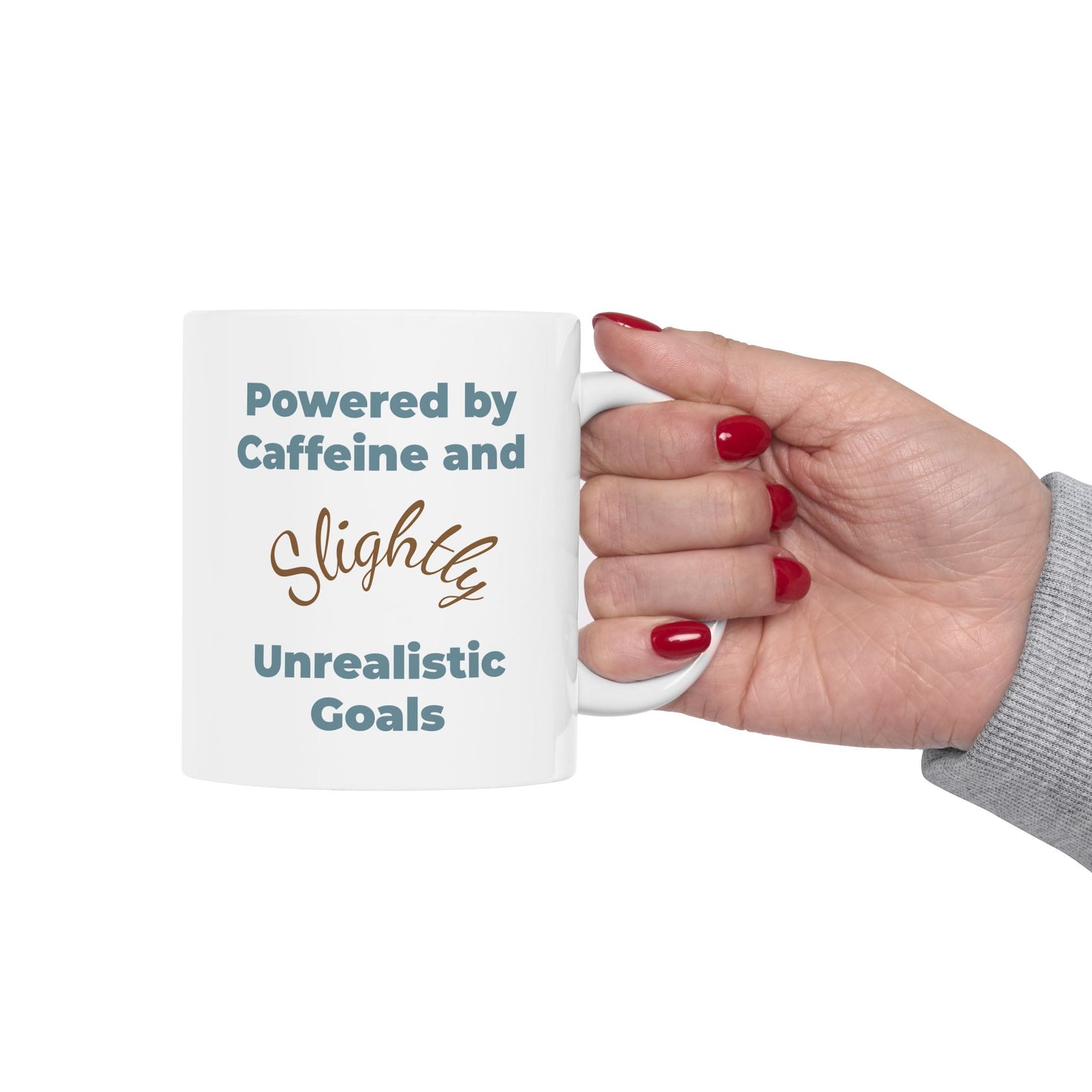 Powered By Caffeine Ceramic Mug (11oz)