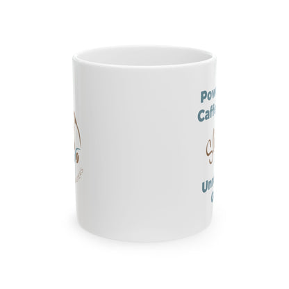 Powered By Caffeine Ceramic Mug (11oz)