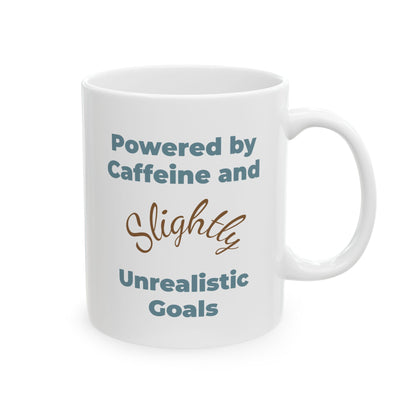 Powered By Caffeine Ceramic Mug (11oz)